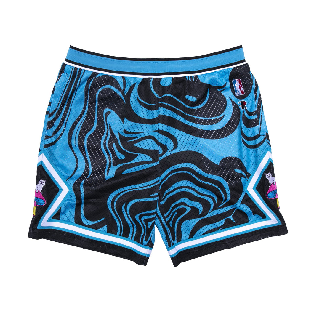 Psychedelic Basketball Shorts (Black / Blue) – lakfg5jenzie.com